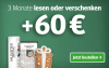 Jetzt abnonnieren und 60 € Weihnachtsprämie sichern